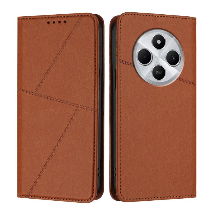 Strong Magnetic Frosted Flip Leather Phone Case, For Redmi Note 14 4G 163.25mm, For Redmi 14C 4G / 14R 5G / A4 5G, For Redmi A3 Pro, For Redmi Note 14 5G, For Redmi Note 14 Pro+, For Redmi K70 Ultra, For Redmi 13 4G / 5G, For Redmi A3 4G / A3x 4G      ...