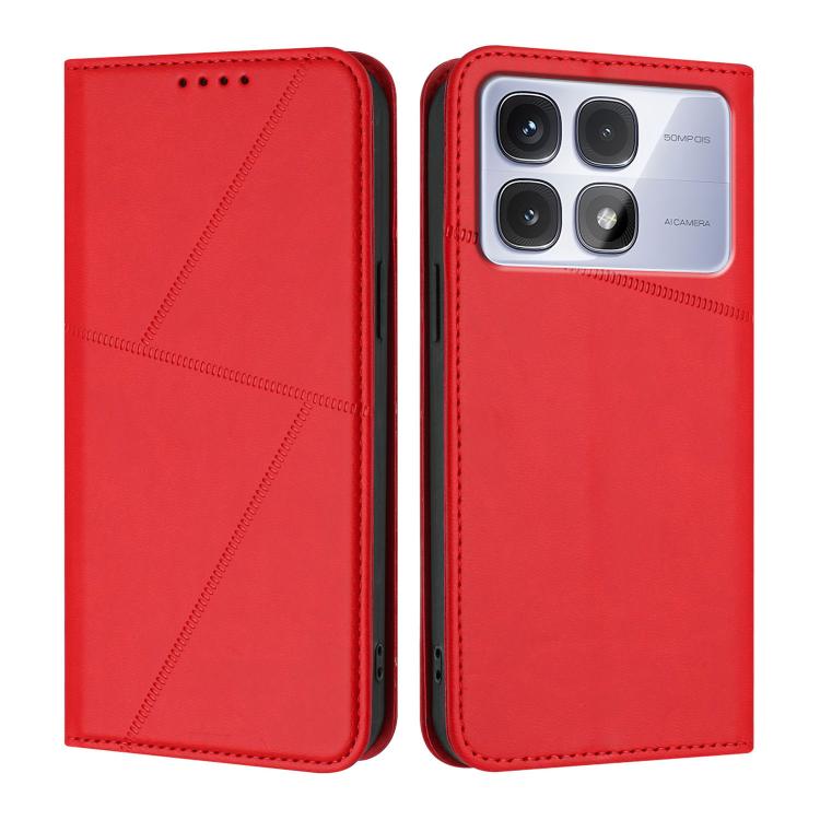 Strong Magnetic Frosted Flip Leather Phone Case, For Redmi Note 14 4G 163.25mm, For Redmi 14C 4G / 14R 5G / A4 5G, For Redmi A3 Pro, For Redmi Note 14 5G, For Redmi Note 14 Pro+, For Redmi K70 Ultra, For Redmi 13 4G / 5G, For Redmi A3 4G / A3x 4G      ...