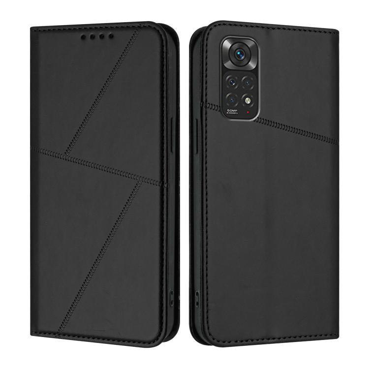 Strong Magnetic Frosted Flip Leather Phone Case, For Redmi 10C, For Redmi Note 11 / 11S 4G Global, For Redmi Note 11 Pro 4G Global, For Redmi 10
