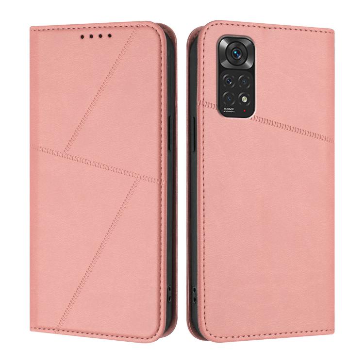Strong Magnetic Frosted Flip Leather Phone Case, For Redmi 10C, For Redmi Note 11 / 11S 4G Global, For Redmi Note 11 Pro 4G Global, For Redmi 10