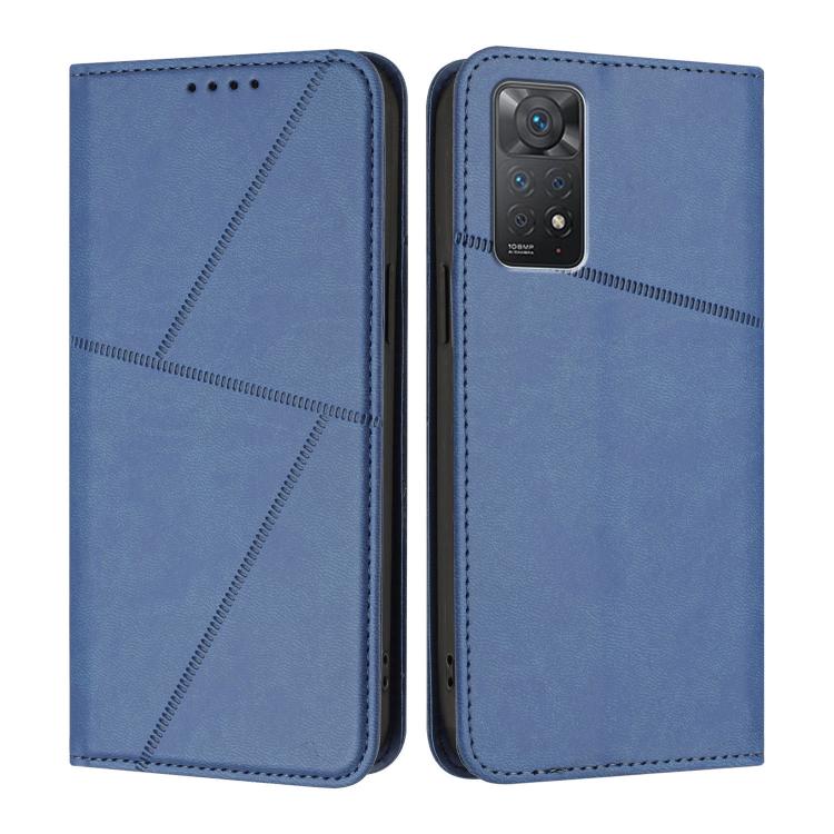 Strong Magnetic Frosted Flip Leather Phone Case, For Redmi 10C, For Redmi Note 11 / 11S 4G Global, For Redmi Note 11 Pro 4G Global, For Redmi 10