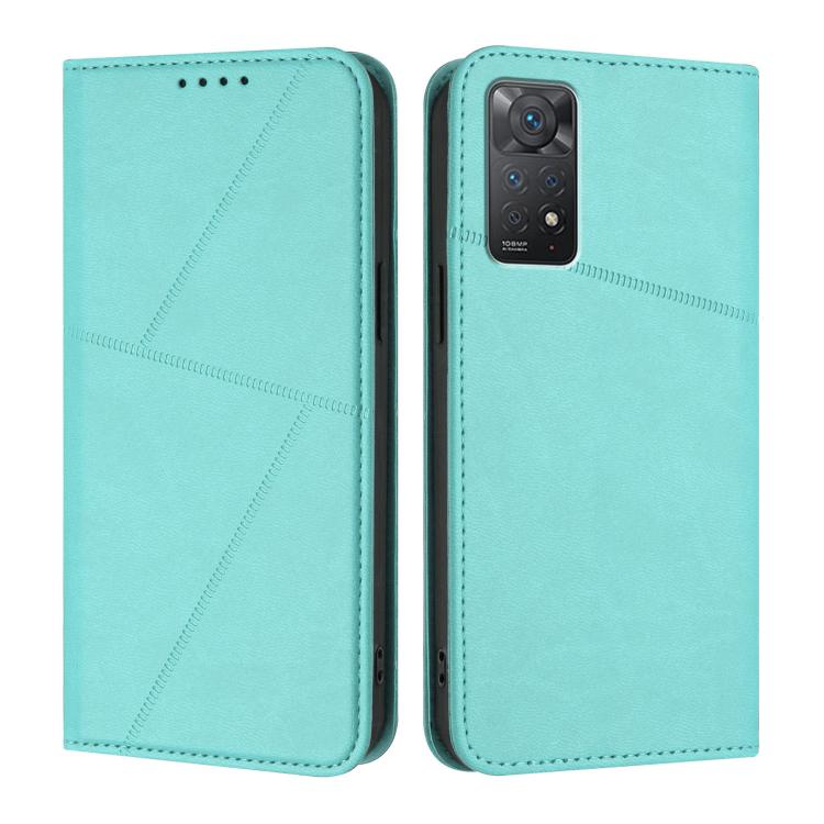 Strong Magnetic Frosted Flip Leather Phone Case, For Redmi 10C, For Redmi Note 11 / 11S 4G Global, For Redmi Note 11 Pro 4G Global, For Redmi 10