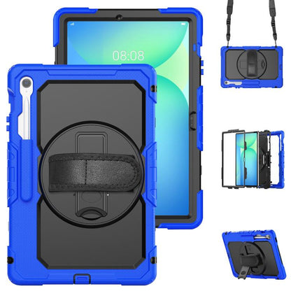 Silicone Hybrid PC Tablet Case with Shoulder Strap, For Samsung Galaxy Tab S10 Lite / S10 FE, For Samsung Galaxy Tab S11, For Samsung Galaxy Tab S10 FE+