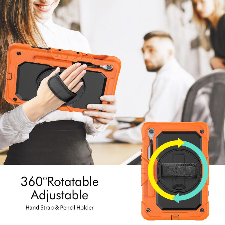 Silicone Hybrid PC Tablet Case with Shoulder Strap, For Samsung Galaxy Tab S10 Lite / S10 FE, For Samsung Galaxy Tab S11, For Samsung Galaxy Tab S10 FE+