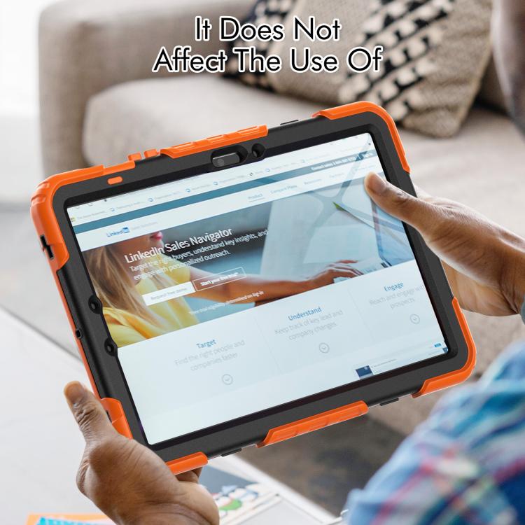 Silicone Hybrid PC Tablet Case with Shoulder Strap, For Samsung Galaxy Tab S10 Lite / S10 FE, For Samsung Galaxy Tab S11, For Samsung Galaxy Tab S10 FE+