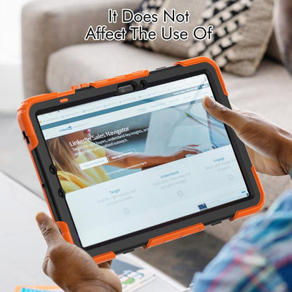 Silicone Hybrid PC Tablet Case with Shoulder Strap, For Samsung Galaxy Tab S10 Lite / S10 FE, For Samsung Galaxy Tab S11, For Samsung Galaxy Tab S10 FE+