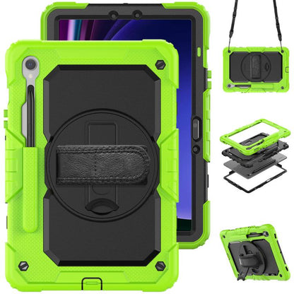 Silicone Hybrid PC Tablet Case with Shoulder Strap, For Samsung Galaxy Tab S10 Lite / S10 FE, For Samsung Galaxy Tab S11, For Samsung Galaxy Tab S10 FE+