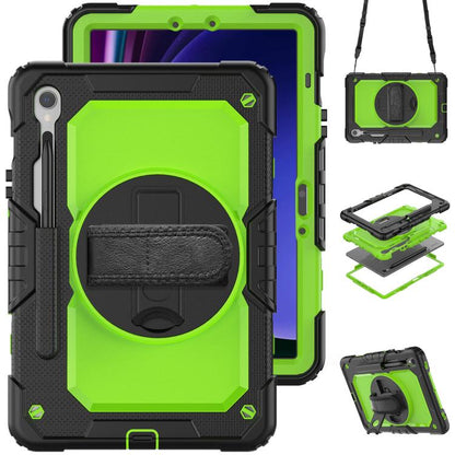 Silicone Hybrid PC Tablet Case with Shoulder Strap, For Samsung Galaxy Tab S10 Lite / S10 FE, For Samsung Galaxy Tab S11, For Samsung Galaxy Tab S10 FE+