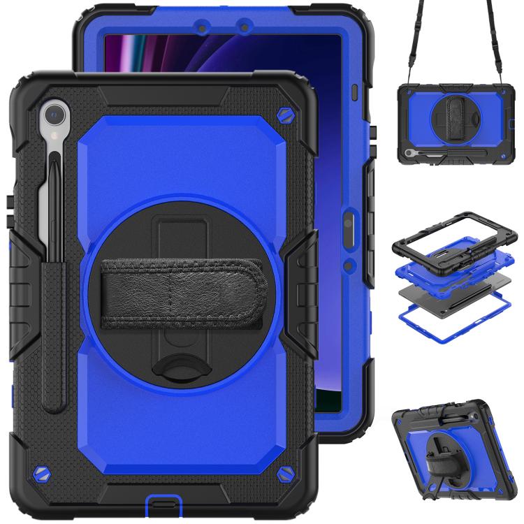 Silicone Hybrid PC Tablet Case with Shoulder Strap, For Samsung Galaxy Tab S10 Lite / S10 FE, For Samsung Galaxy Tab S11, For Samsung Galaxy Tab S10 FE+