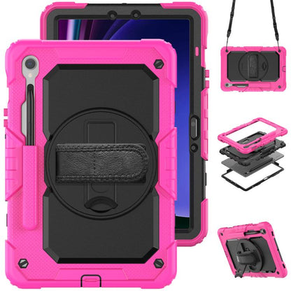Silicone Hybrid PC Tablet Case with Shoulder Strap, For Samsung Galaxy Tab S10 Lite / S10 FE, For Samsung Galaxy Tab S11, For Samsung Galaxy Tab S10 FE+