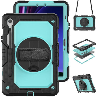 Silicone Hybrid PC Tablet Case with Shoulder Strap, For Samsung Galaxy Tab S10 Lite / S10 FE, For Samsung Galaxy Tab S11, For Samsung Galaxy Tab S10 FE+