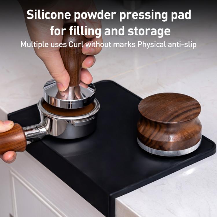 Silicone Coffee Pad Press Tool Espresso Tamper Mat, Roud Pad, Corner Pad