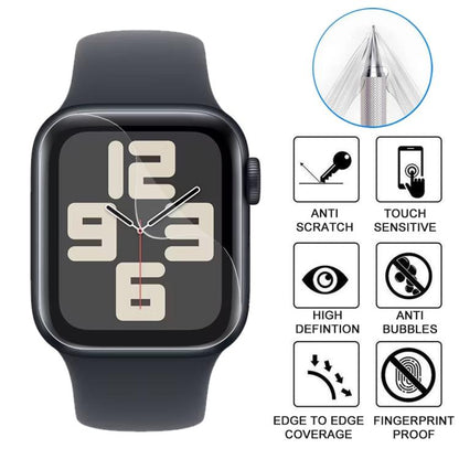 5pcs xDfind Soft Hydrogel Film Full Cover Front Protector, For Apple Watch Series 6&SE&5&4 44mm, For Apple Watch Series 6&SE&5&4 40mm, For Apple Watch Series 11 / 10 46mm, For Apple Watch Ultra 3 / 2 / 1 49mm, For Apple Watch Series 9 / 8 / 7 45mm     ...