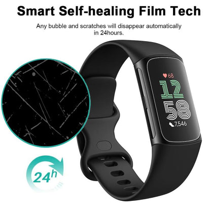5pcs xDfind Soft Hydrogel Film Full Cover Front Protector, For Fitbit Charge 6, For Fitbit Versa 4, For Fitbit Charge 5, For Fitbit Luxe, For Fitbit Versa 3, For Fitbit Versa 2, For Fitbit Versa