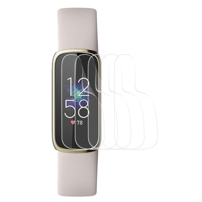 5pcs xDfind Soft Hydrogel Film Full Cover Front Protector, For Fitbit Charge 6, For Fitbit Versa 4, For Fitbit Charge 5, For Fitbit Luxe, For Fitbit Versa 3, For Fitbit Versa 2, For Fitbit Versa