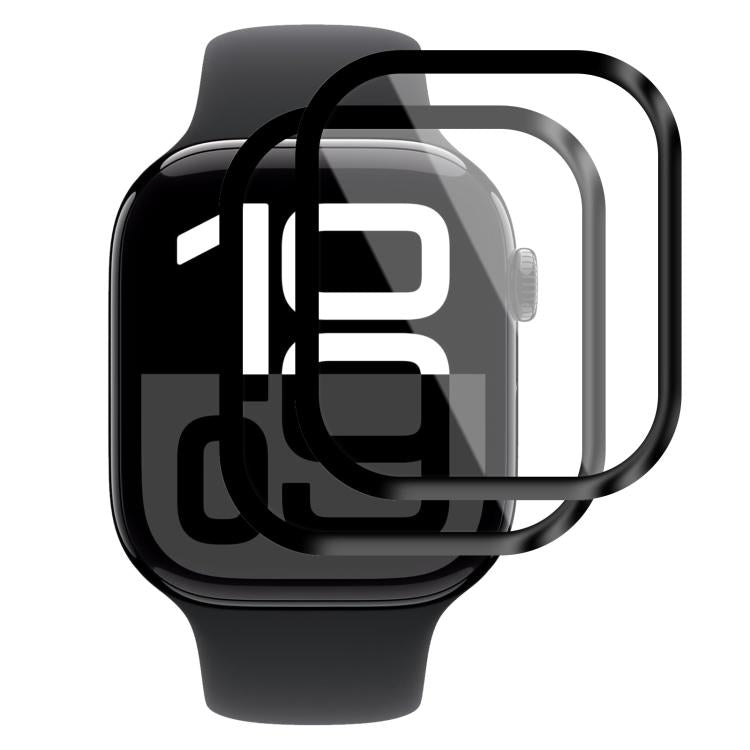 2pcs xDfind Curved 3D Composite Material Soft Film Screen Protector, For Apple Watch Series 6&SE&5&4 44mm, For Apple Watch Series 6&SE&5&4 40mm, For Apple Watch Series 11 / 10 46mm, For Apple Watch Ultra 3 / 2 / 1 49mm                                  ...