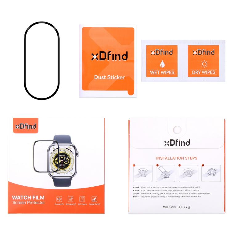 2pcs xDfind Curved 3D Composite Material Soft Film Screen Protector, For Xiaomi Smart Band 10, For Xiaomi Redmi Watch 5, For Xiaomi Smart Band 9 Pro, For Xiaomi Redmi Watch 5 Lite, For Xiaomi Redmi Watch 5 Active, For Xiaomi Smart Band 9 NFC           ...