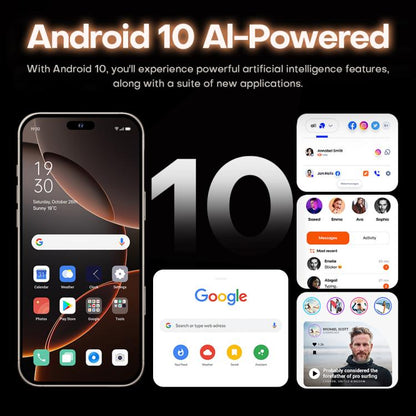 I16 Pro Max / PDQ6, 4GB+64GB, 6.58 inch Android 10 MTK6739 Quad Core, Network: 4G, Dual SIM, EU Plug, US Plug, UK Plug, AU Plug