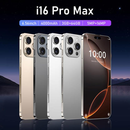 I16 Pro Max / RAi3, 3 Go + 64 Go, 6,56 pouces Android 10 MTK6739 Quad Core, Réseau : 4G, Double SIM, Prise UE, Prise US, Prise UK, Prise AU