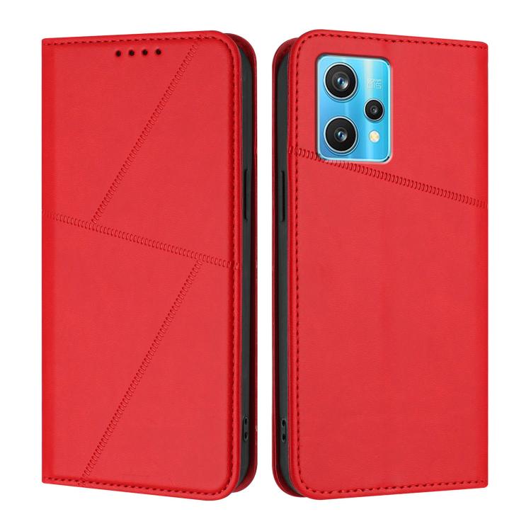 Strong Magnetic Frosted Flip Leather Phone Case, For Realme 10 Pro+, For Realme 10 4G, For Realme C30, For Realme 9 Pro+