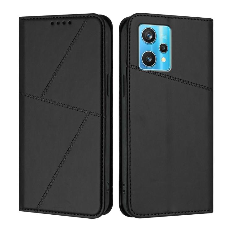 Strong Magnetic Frosted Flip Leather Phone Case, For Realme 10 Pro+, For Realme 10 4G, For Realme C30, For Realme 9 Pro+
