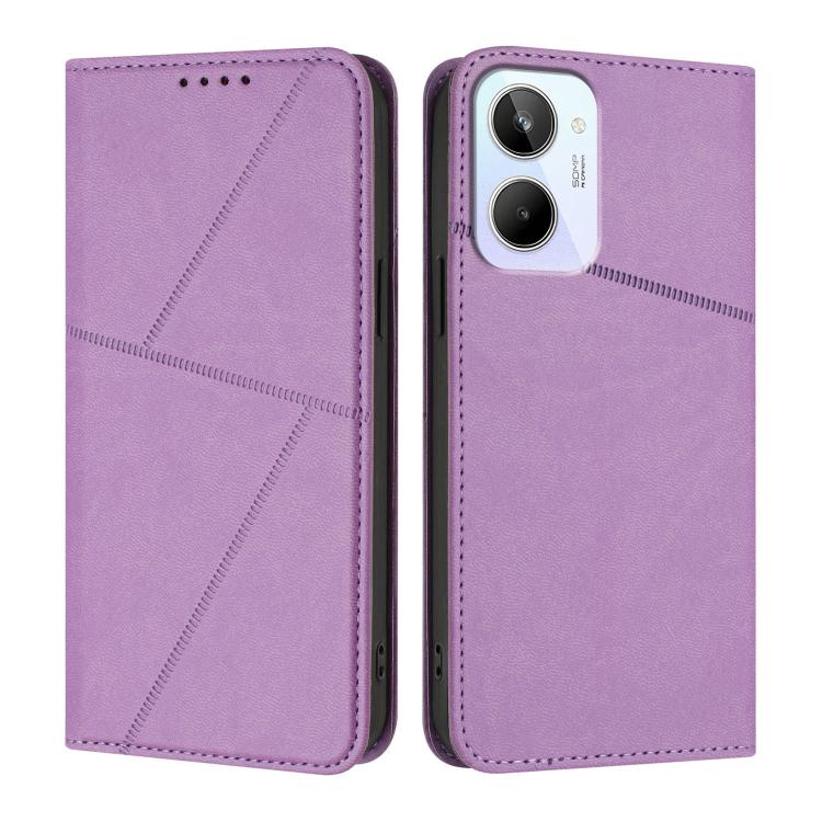 Strong Magnetic Frosted Flip Leather Phone Case, For Realme 10 Pro+, For Realme 10 4G, For Realme C30, For Realme 9 Pro+