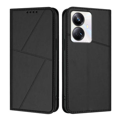Strong Magnetic Frosted Flip Leather Phone Case, For Realme 10 Pro+, For Realme 10 4G, For Realme C30, For Realme 9 Pro+