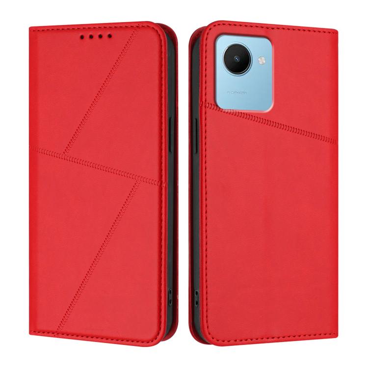 Strong Magnetic Frosted Flip Leather Phone Case, For Realme 10 Pro+, For Realme 10 4G, For Realme C30, For Realme 9 Pro+