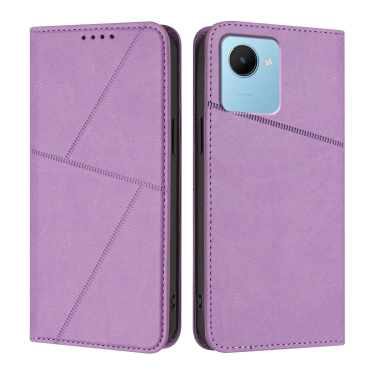 Strong Magnetic Frosted Flip Leather Phone Case, For Realme 10 Pro+, For Realme 10 4G, For Realme C30, For Realme 9 Pro+