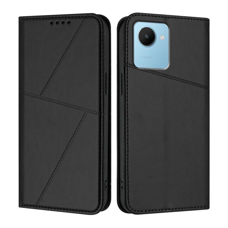 Strong Magnetic Frosted Flip Leather Phone Case, For Realme 10 Pro+, For Realme 10 4G, For Realme C30, For Realme 9 Pro+