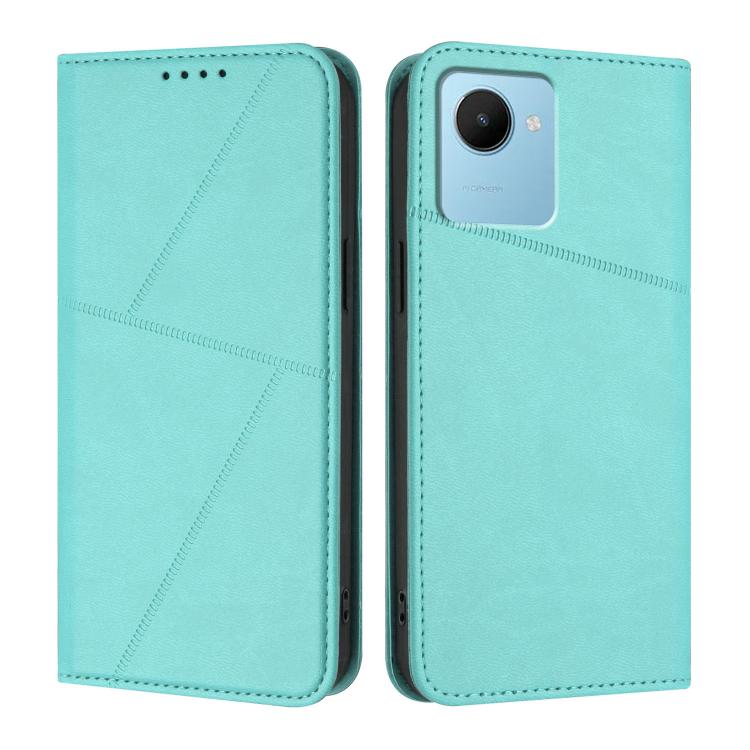 Strong Magnetic Frosted Flip Leather Phone Case, For Realme 10 Pro+, For Realme 10 4G, For Realme C30, For Realme 9 Pro+
