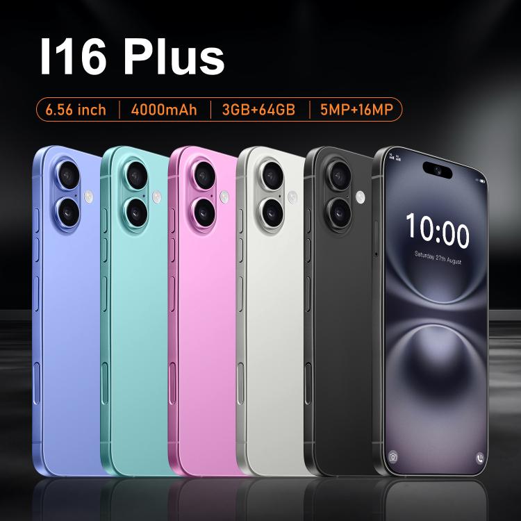I16 Plus / RAi5, 3GB+64GB, 6.56 inch Android 10 MTK6739 Quad Core, Network: 4G, Dual SIM, EU Plug, US Plug, UK Plug, AU Plug