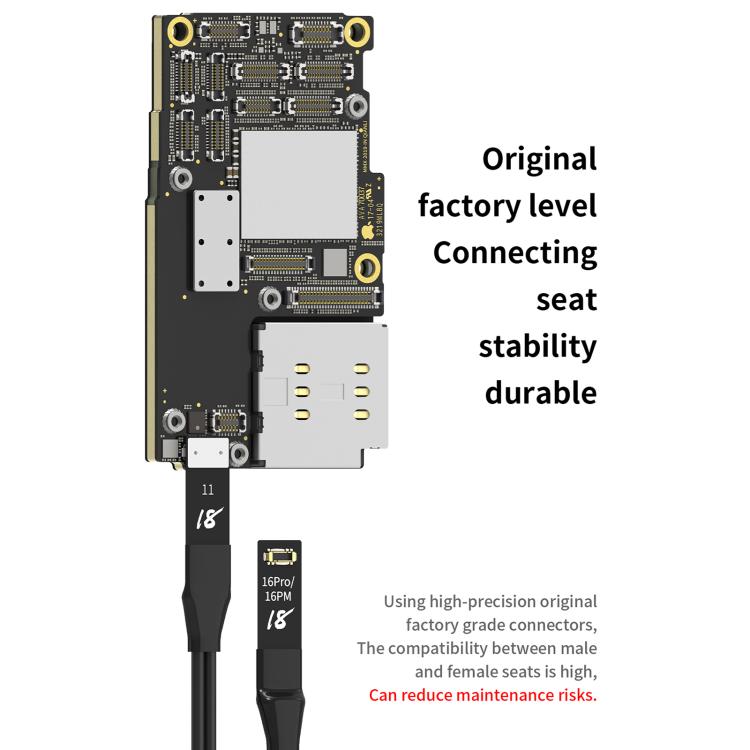 18 Kinds Motherboard Repair Power Boot Cable for iPhone 7-16 Pro Max, 18 Kinds for iPhone 7-16 Pro Max