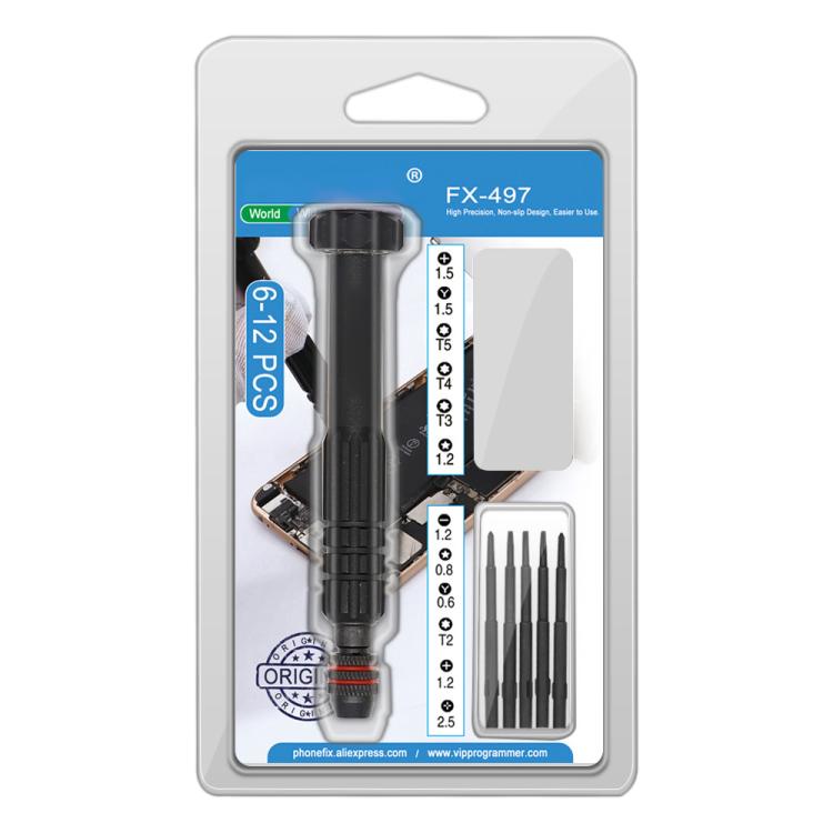 Aluminum Alloy Screwdriver Set, 6 in 1, 12 in 1