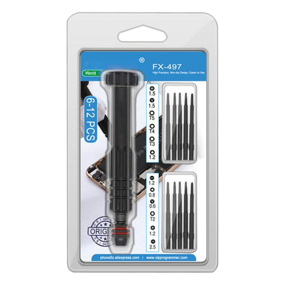 Aluminum Alloy Screwdriver Set, 6 in 1, 12 in 1