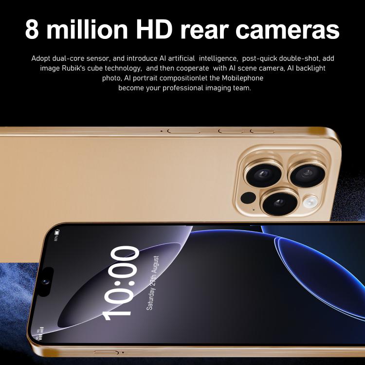 I16 Pro Max / ZPT93, 2GB+16GB, 6.26 inch Android 8.1 MTK6737 Quad Core, Network: 4G, Dual SIM, EU Plug, US Plug, UK Plug, AU Plug