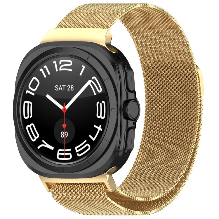 Bracelet de montre en acier inoxydable magnétique xDfind Milan, pour Samsung Galaxy Watch Ultra 47mm / Ultra 2025