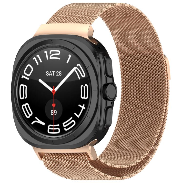 Bracelet de montre en acier inoxydable magnétique xDfind Milan, pour Samsung Galaxy Watch Ultra 47mm / Ultra 2025