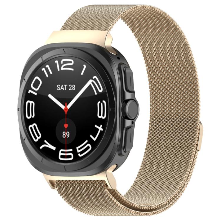 Bracelet de montre en acier inoxydable magnétique xDfind Milan, pour Samsung Galaxy Watch Ultra 47mm / Ultra 2025