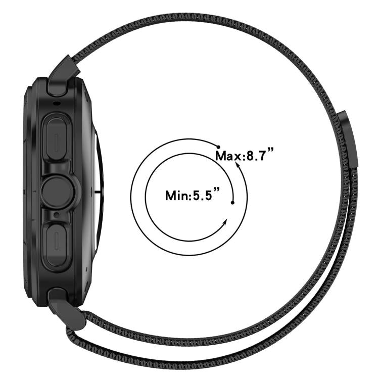 Bracelet de montre en acier inoxydable magnétique xDfind Milan, pour Samsung Galaxy Watch Ultra 47mm / Ultra 2025