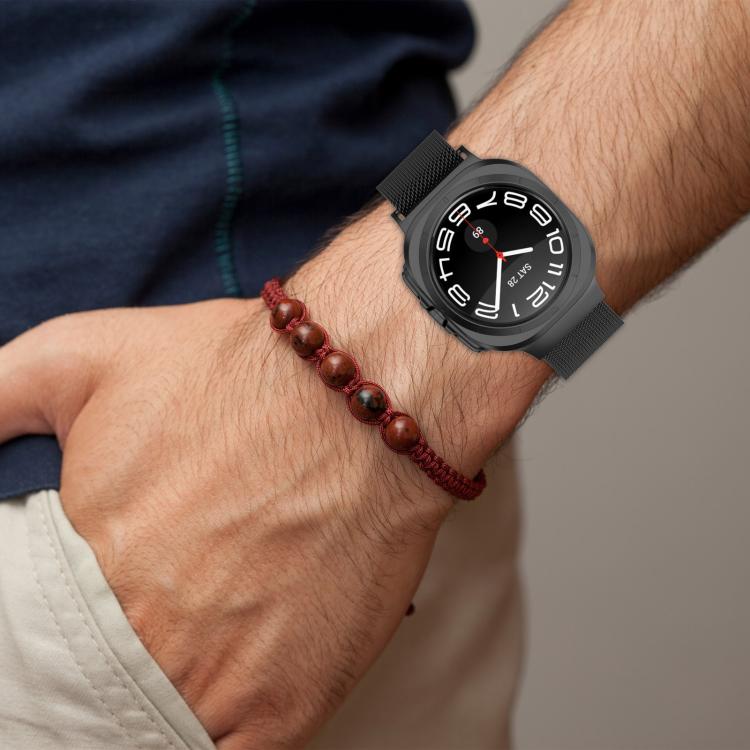 Bracelet de montre en acier inoxydable magnétique xDfind Milan, pour Samsung Galaxy Watch Ultra 47mm / Ultra 2025