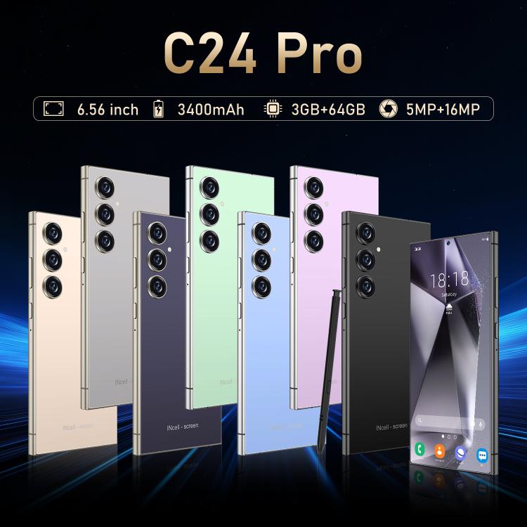 C24 Pro / S3-3, 3GB+64GB, 6.56 inch Android 10 MTK6739 Quad Core, Network: 4G, Dual SIM, EU Plug, US Plug, UK Plug, AU Plug