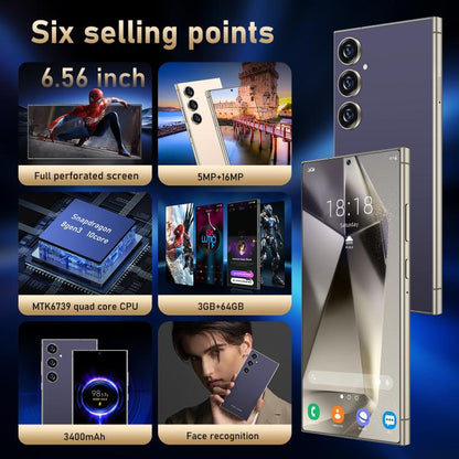 C24 Pro / S3-3, 3GB+64GB, 6.56 inch Android 10 MTK6739 Quad Core, Network: 4G, Dual SIM, EU Plug, US Plug, UK Plug, AU Plug