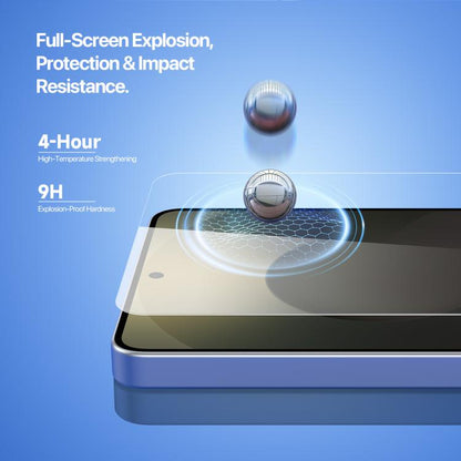 DUX DUCIS Roga Series 2.5D HD Fully Transparent Tempered Screen Protector with Dust Removal Quick-Attach Box, For Samsung Galaxy S26+ 5G, For Samsung Galaxy S26 Ultra 5G, For Samsung Galaxy S26 5G, For Samsung Galaxy S25 Edge 5G                        ...