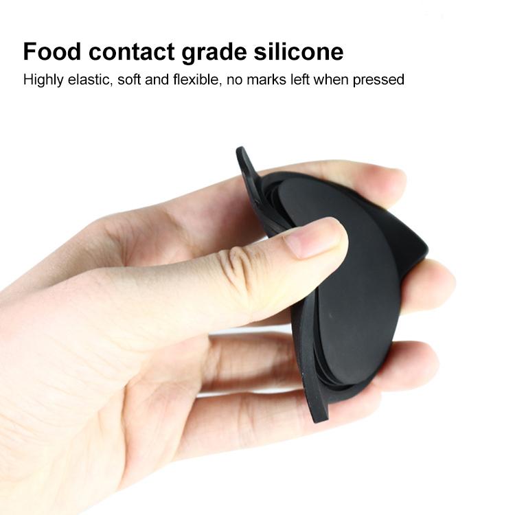 Coffee Machine Handle Dosing Cup Mug Coffee Powder Feeder with Silicone Cover For Breville 8 Series, Powder Feeder (Sliver), Powder Feeder (Black)