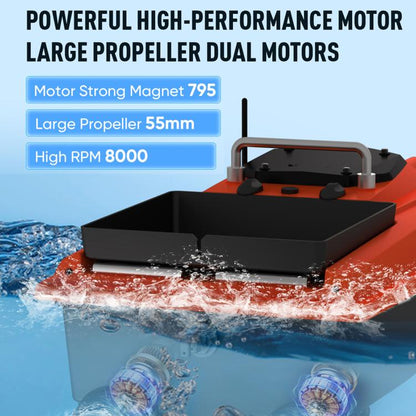 D80B GPS High Power Smart Remote Control Fishing Bait Boat Support Trawling, EU Plug, US Plug, UK Plug