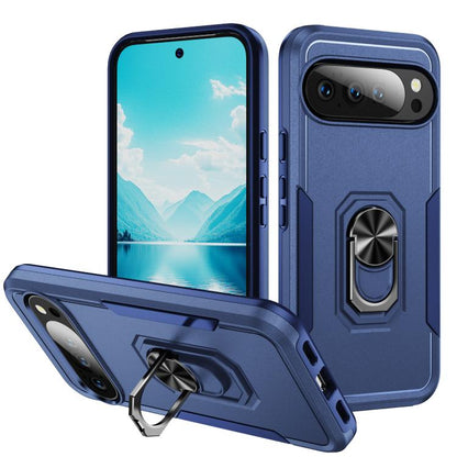 Pioneer Armor Heavy Duty PC + TPU Phone Case with Holder, For Google Pixel 11 Pro XL, For Google Pixel 11, For Google Pixel 11 Pro, For Google Pixel 10 Pro XL, For Google Pixel 10 Pro, For Google Pixel 10, For Google Pixel 9a
