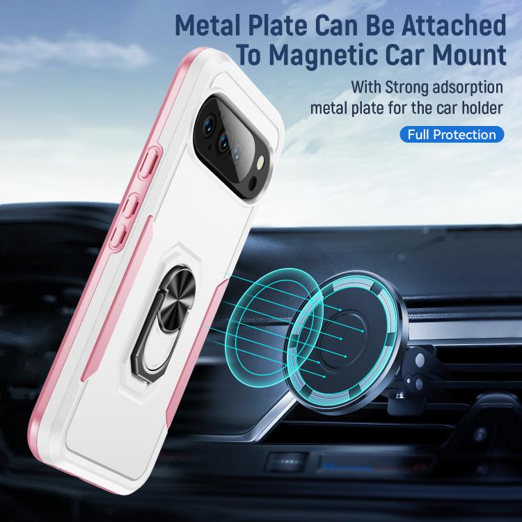 Pioneer Armor Heavy Duty PC + TPU Phone Case with Holder, For Google Pixel 11 Pro XL, For Google Pixel 11, For Google Pixel 11 Pro, For Google Pixel 10 Pro XL, For Google Pixel 10 Pro, For Google Pixel 10, For Google Pixel 9a