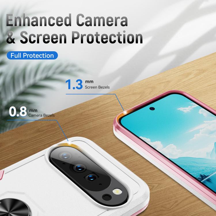 Pioneer Armor Heavy Duty PC + TPU Phone Case with Holder, For Google Pixel 11 Pro XL, For Google Pixel 11, For Google Pixel 11 Pro, For Google Pixel 10 Pro XL, For Google Pixel 10 Pro, For Google Pixel 10, For Google Pixel 9a