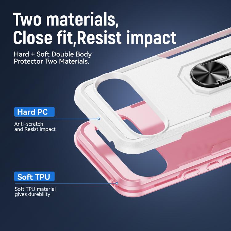 Pioneer Armor Heavy Duty PC + TPU Phone Case with Holder, For Google Pixel 11 Pro XL, For Google Pixel 11, For Google Pixel 11 Pro, For Google Pixel 10 Pro XL, For Google Pixel 10 Pro, For Google Pixel 10, For Google Pixel 9a
